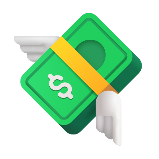Money With Wings Icon